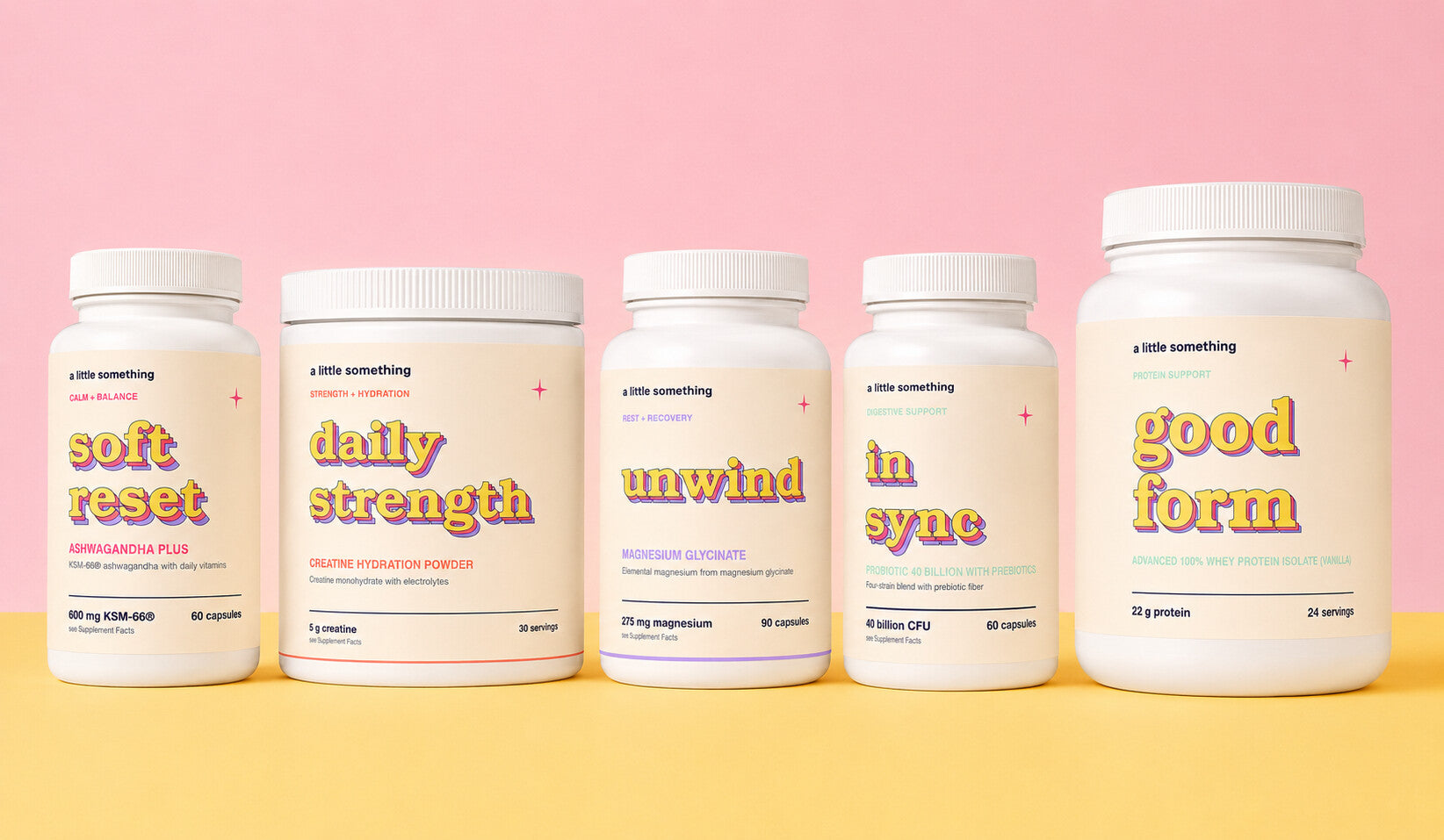 A Little Something complete wellness routine lineup
